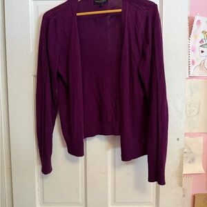 Banana Republic Deep Purple Women's Cardigan